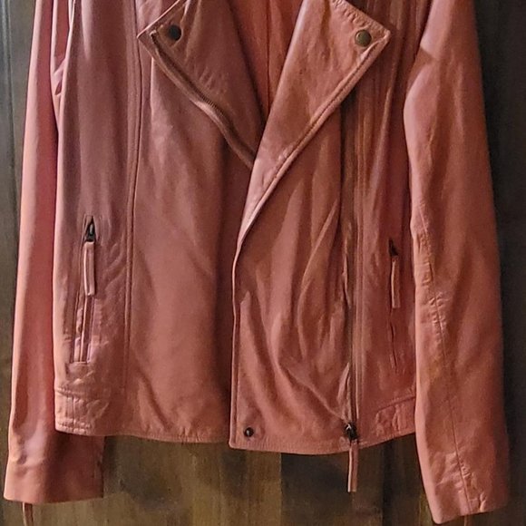 Lucky Brand Jackets & Blazers - Lucky Brand Lamb Leather Moto Jacket